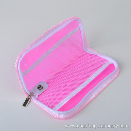 B5 size pvc zipper bag